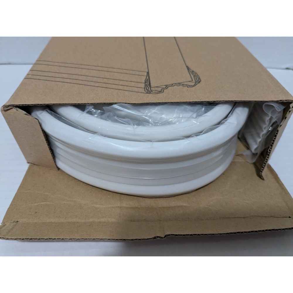 Vastaia 2 Pack Weather Stripping - Door Draft Stopper-About 39" In Length-White - Picture 2 of 3